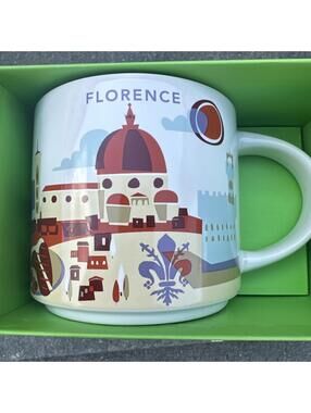 Starbucks Florence Italy You Are Here Series Coffee Mug 14oz